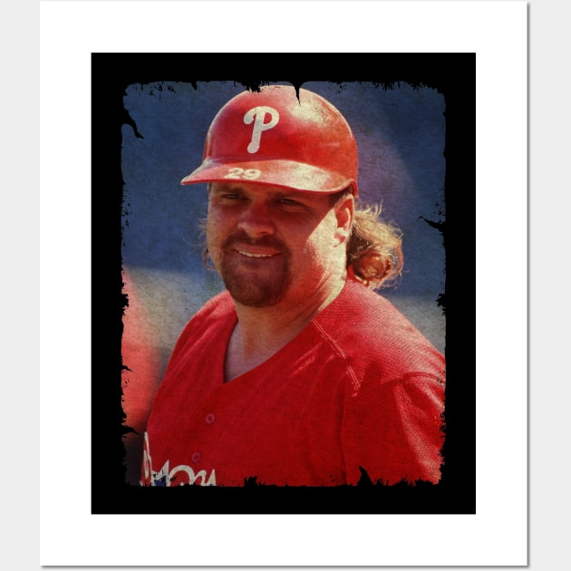 John Kruk in Philadelphia Phillies, 1993 NLCS Wall Art by PESTA PORA